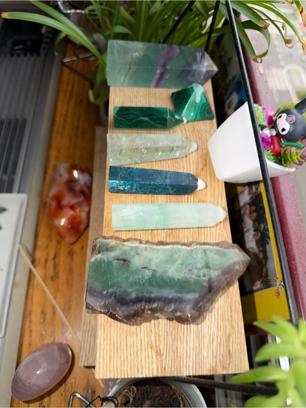 7 Piece Crystal Collection Bundle Towers & Freeforms